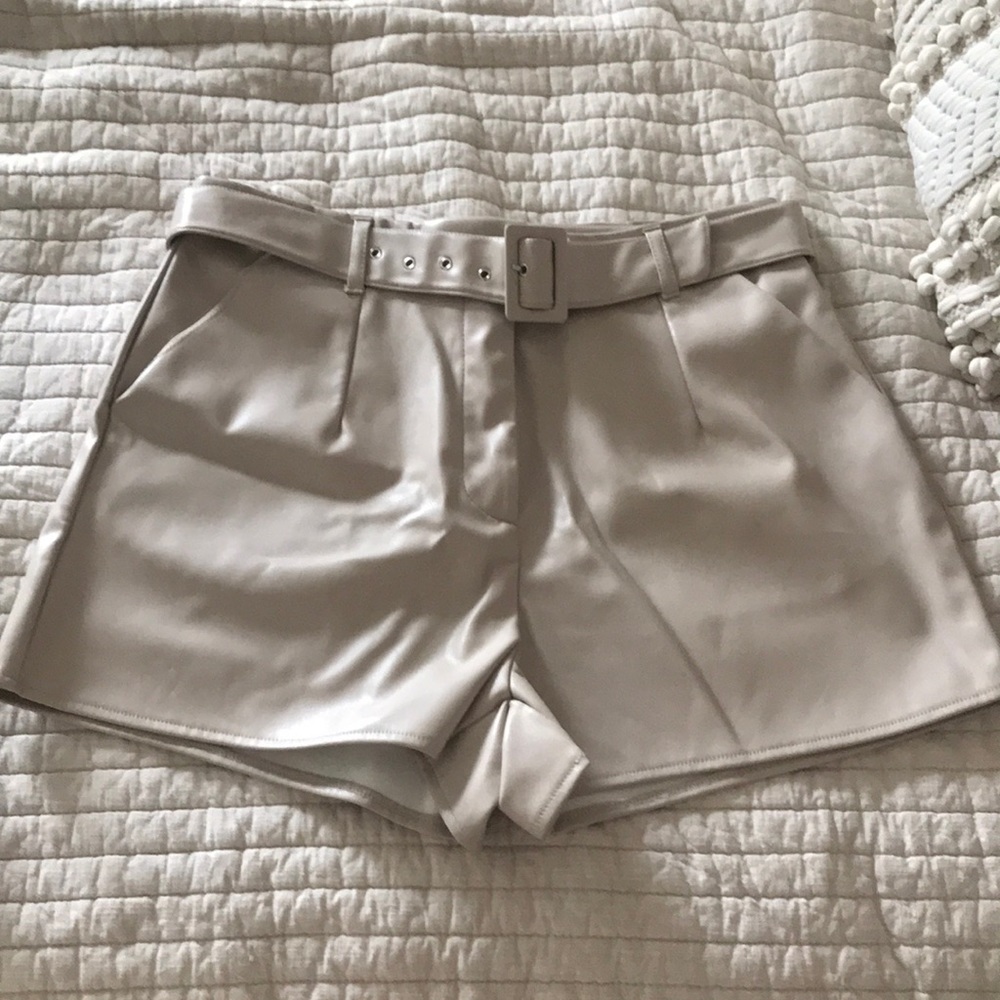Charlotte Russe leather shorts